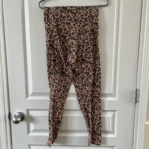 Aerie Leopard Twist Legging 7/8 L